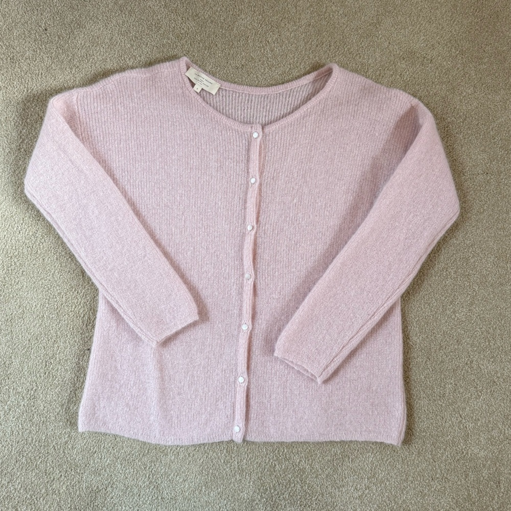 Sézane Gaspard Cardigan in Powder Pink